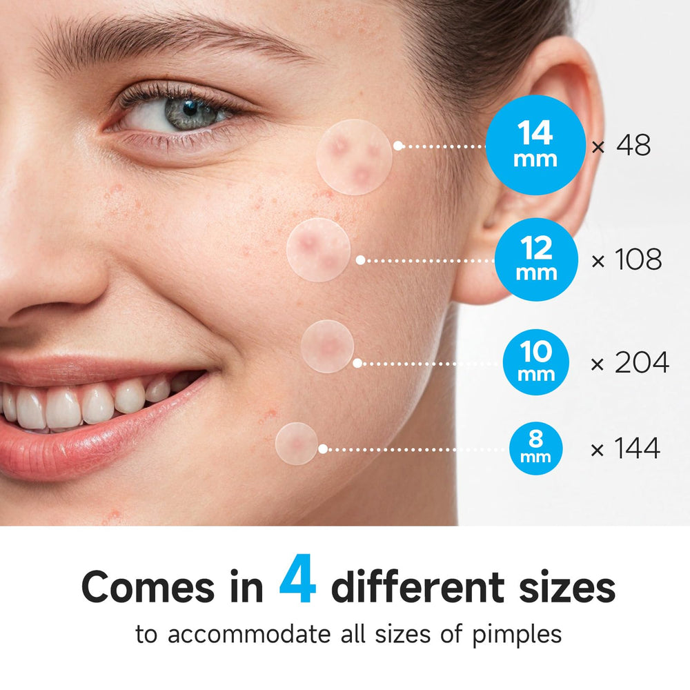 Closeup of Glowpatch hydrocolloid technology on skin
