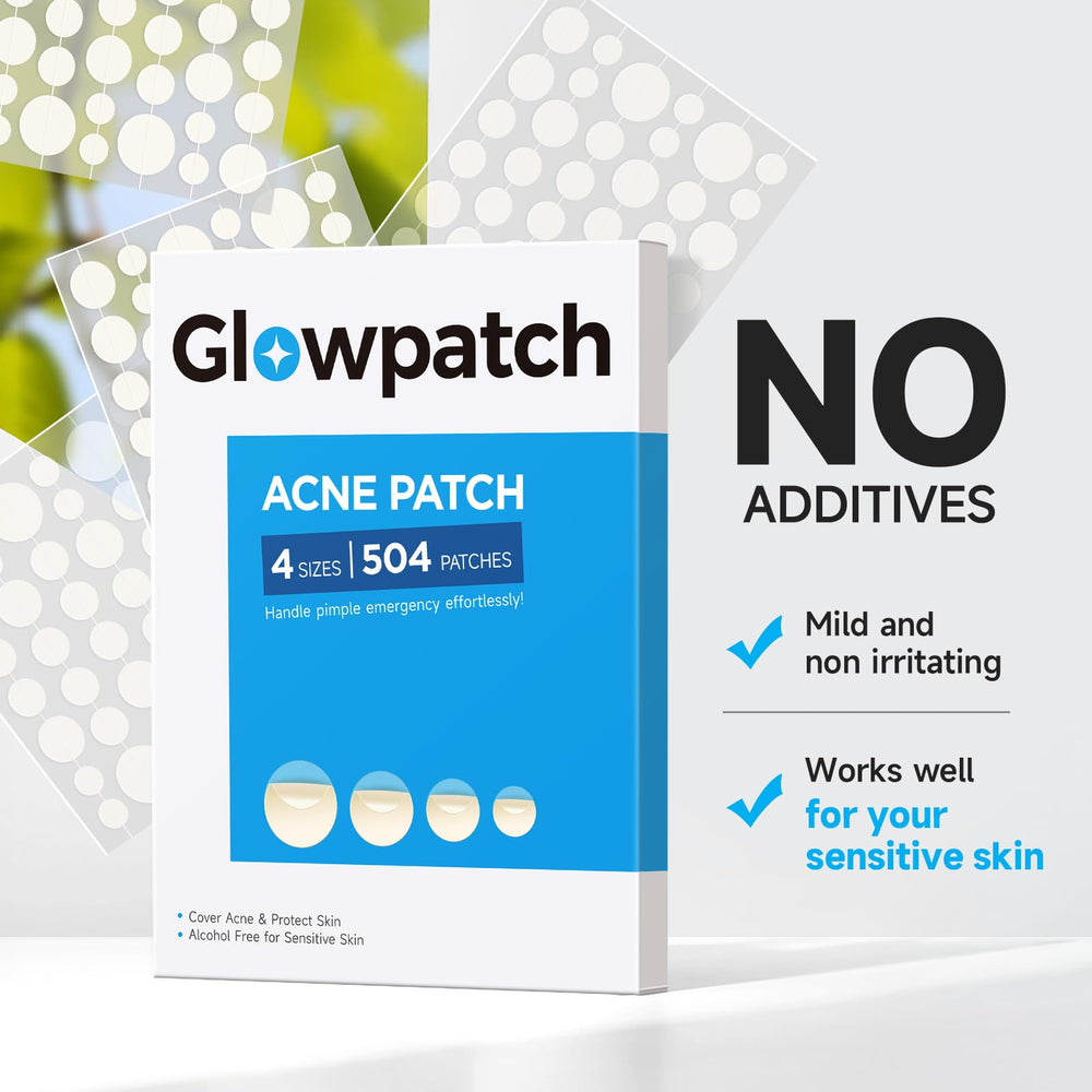 Glowpatch compact travel pack for on-the-go blemish defense