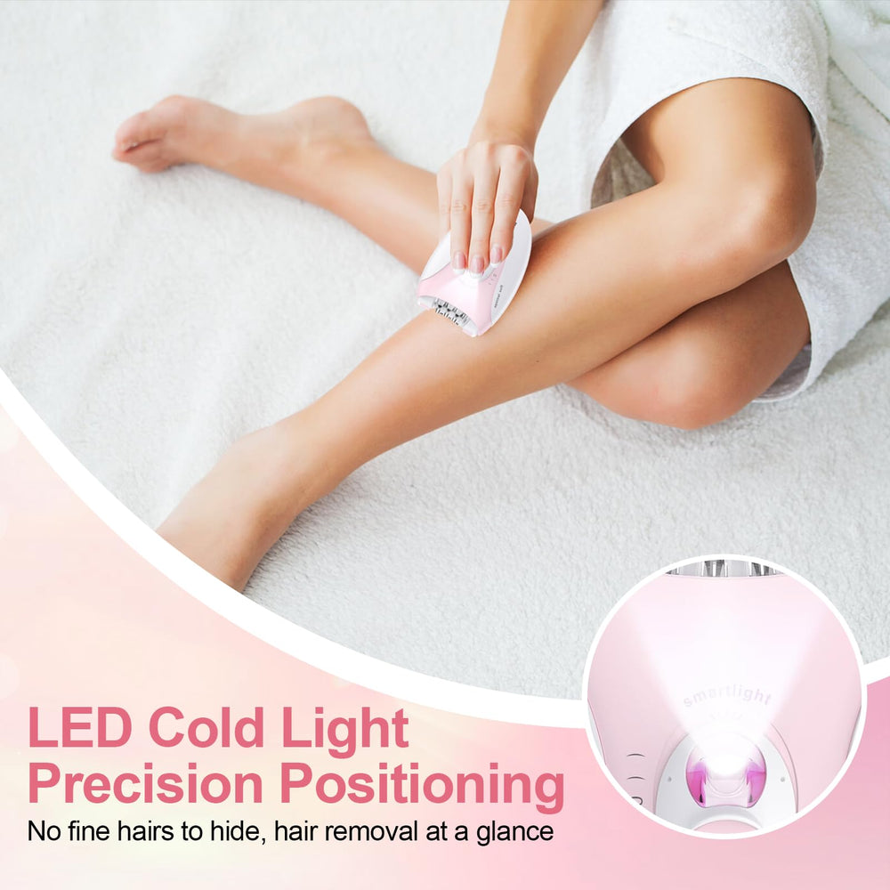 Glowshave Smooth Glide cordless epilator with USB charging for on-the-go use