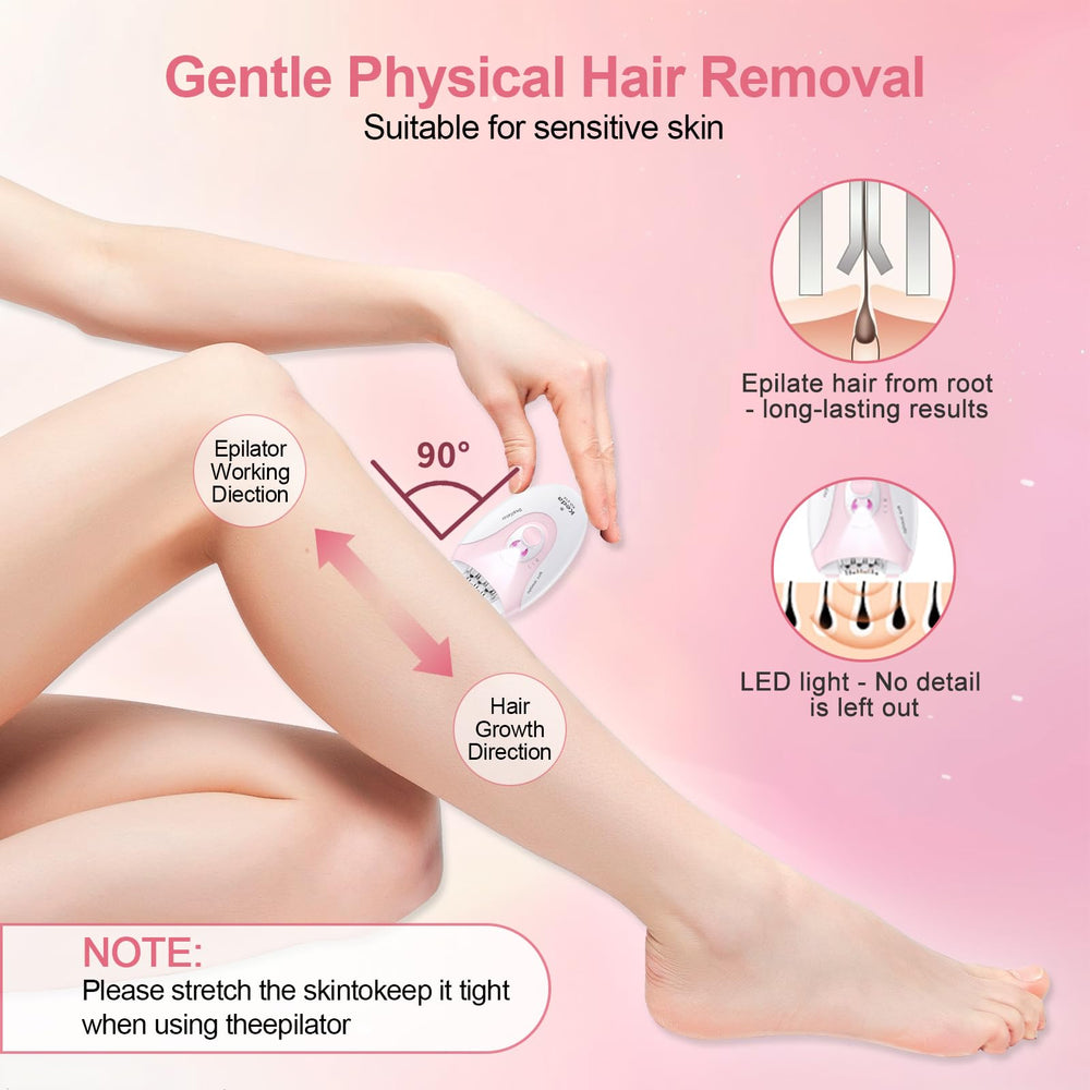 Glowshave Smooth Glide massage pads soothing the skin during epilation