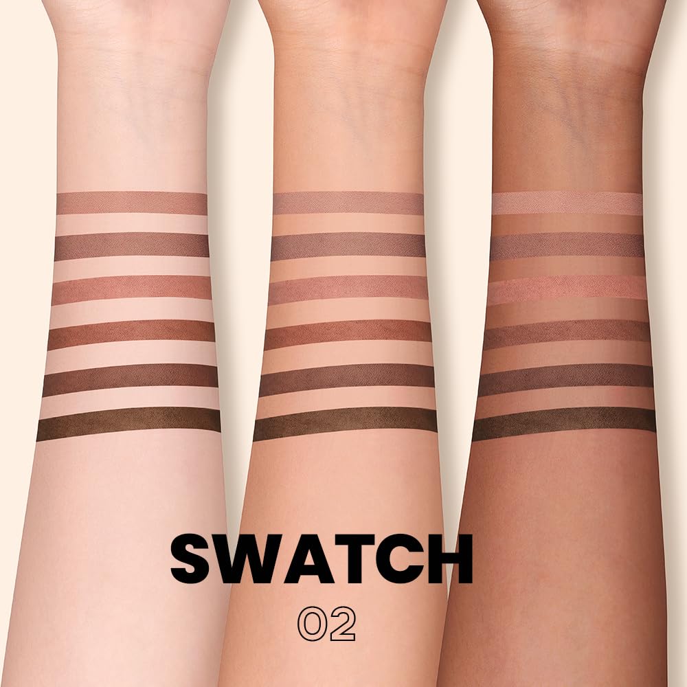 GLSFACE rose-red lip liner swatch for bold, classic lips.