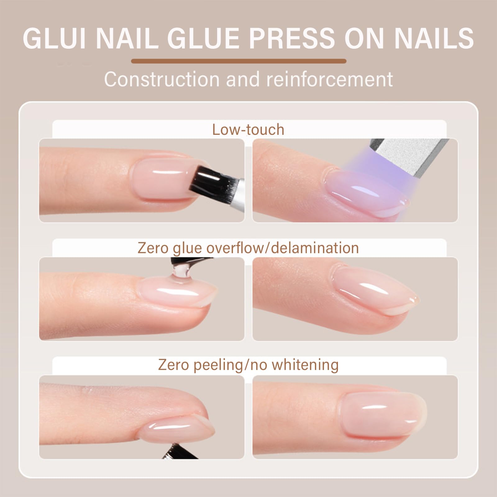 Glui Beauty smart curing lamp with digital temperature display