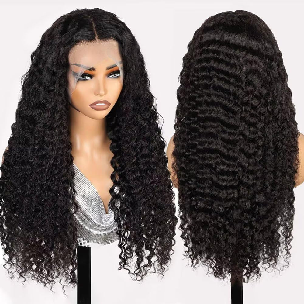 Glulaze 210-density Brazilian hair close-up showing fullness