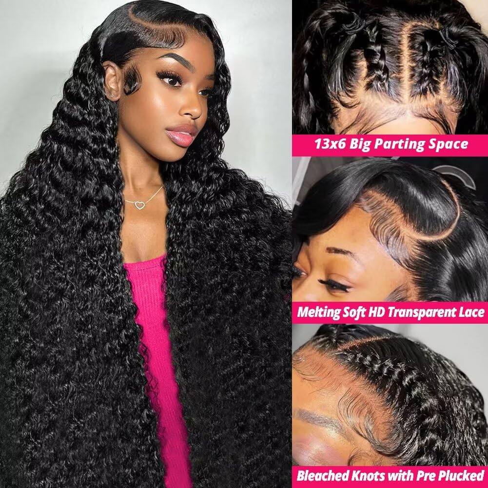 Glulaze preplucked hairline close-up with bleached knots for natural look