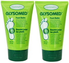 Glysomed Foot Balm Combo Pack front view with two 120 mL tubes for soft, revitalized feet.