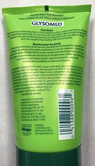 Glysomed Foot Balm Combo Pack label view highlighting shea butter and peppermint for everyday foot care.