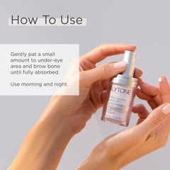 Brightened appearance around the eyes with Glytone Age-Defying Eye Cream.