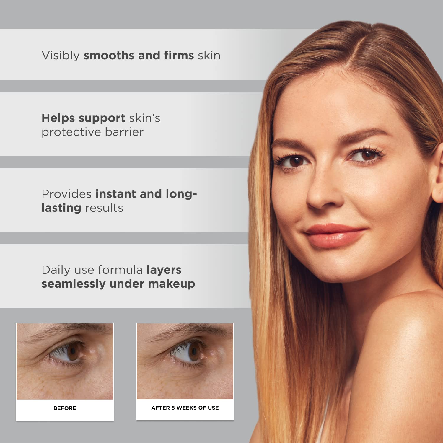 GLYTONE HA+ smoothing Hydra Cream packaging design for daily routine