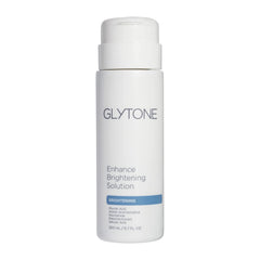 GLYTONE Enhance Brightening Solution bottle front for radiant skin prep.