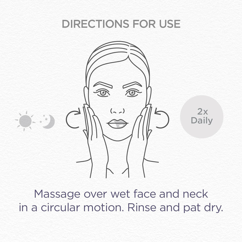 Close-up of refined pores after using Glytone glycolic cleanser.