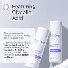 Glytone peel gel applied during a 10-minute treatment