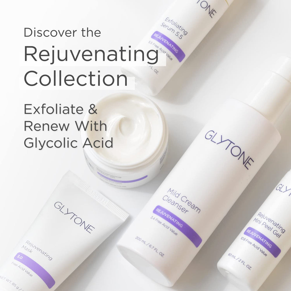 Glytone packaging with 2 fl oz bottle for home use