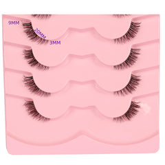 Gmagictobo cat-eye half lashes for subtle lift and definition.