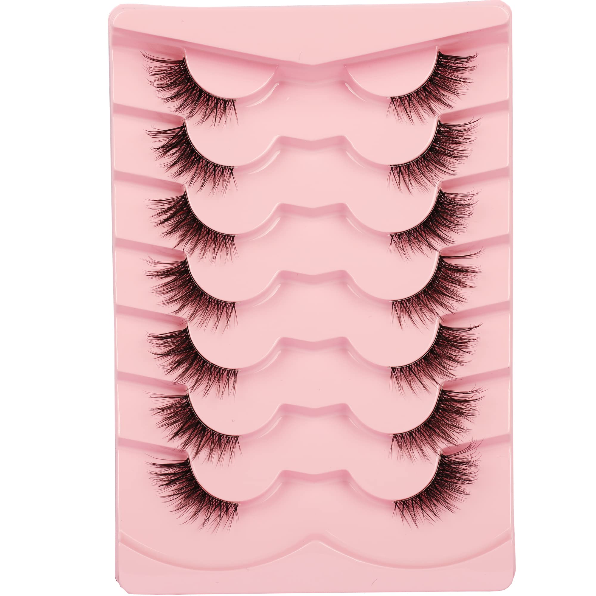 Gmagictobo half lashes cat eye for subtle, natural definition.
