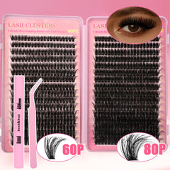 Gmagictobo lash clusters 10mm-18mm varied lengths for custom eye looks.