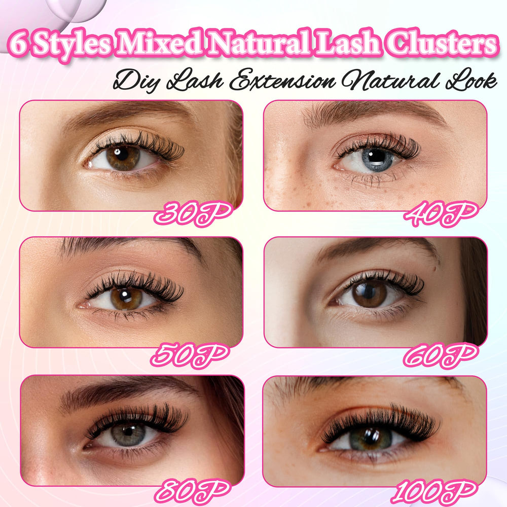 Gmagictobo varied-length clusters enable mix-and-match eye looks.