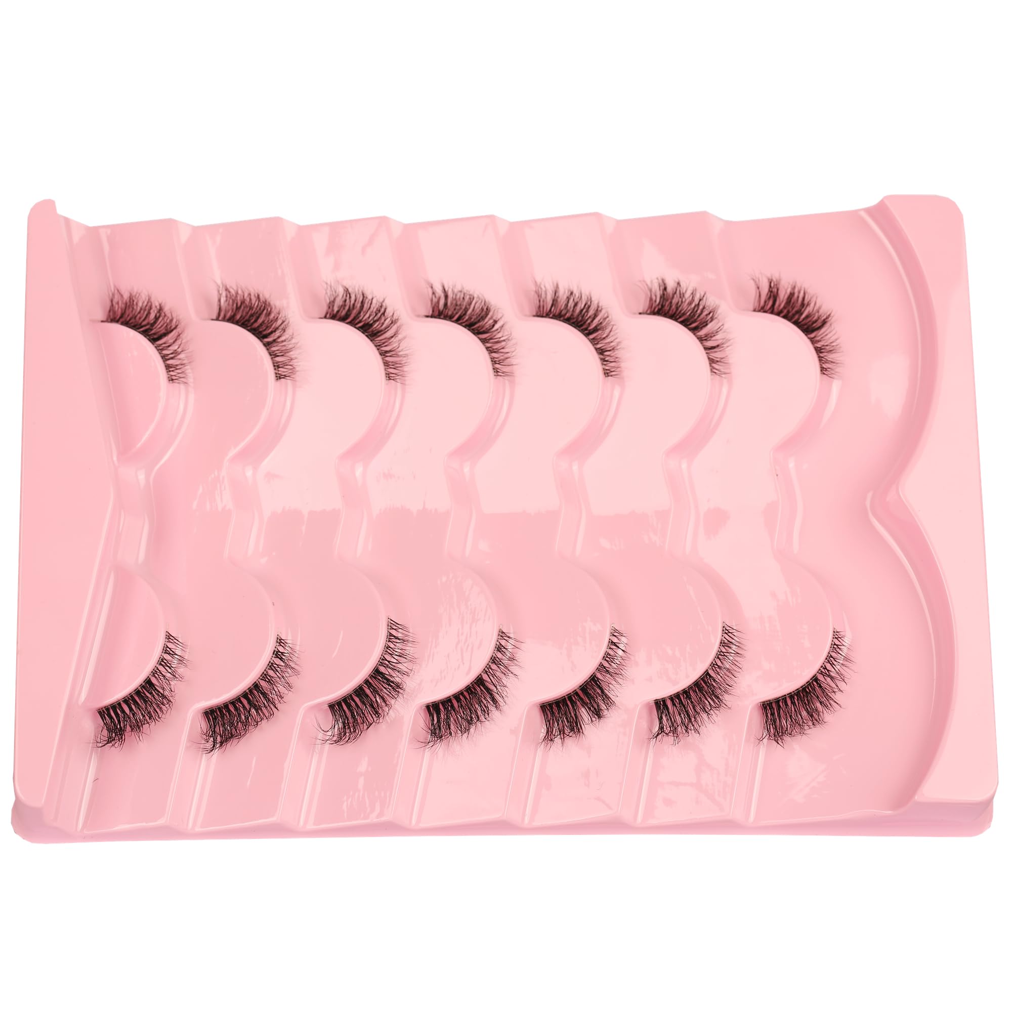 Gmagictobo lightweight feather lashes minimize eye fatigue.