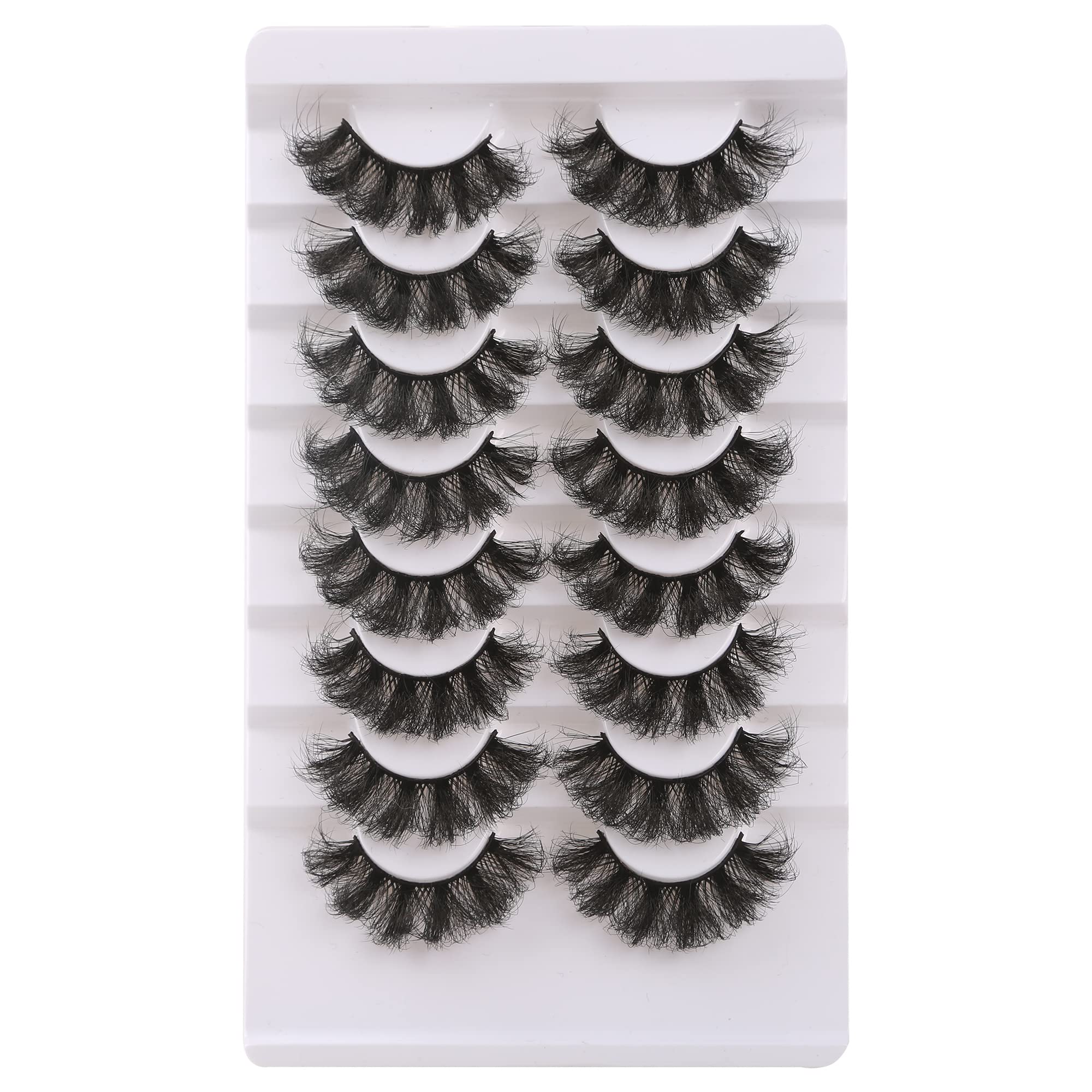 Gmagictobo ultra-thin 0.06mm fiber lashes blend with natural lashes.