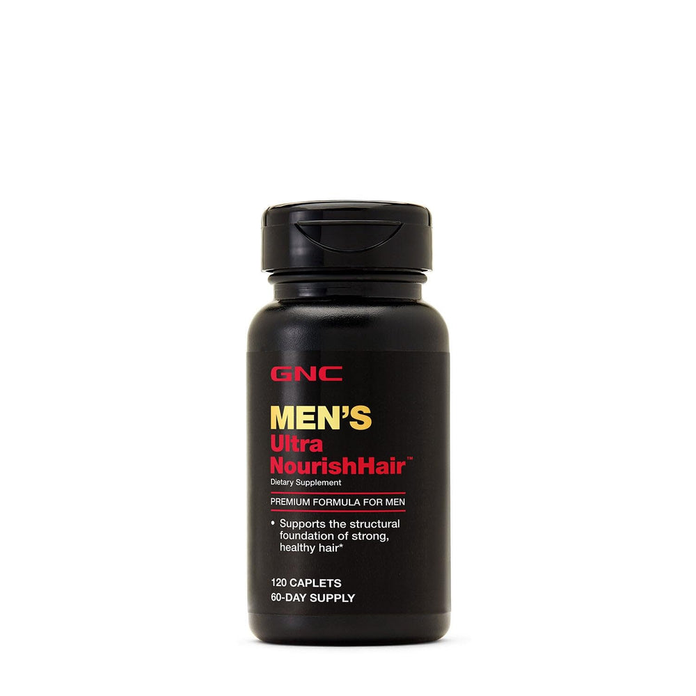 GNC Men's Ultra NourishHair daily dose demonstrates simple routine incorporation