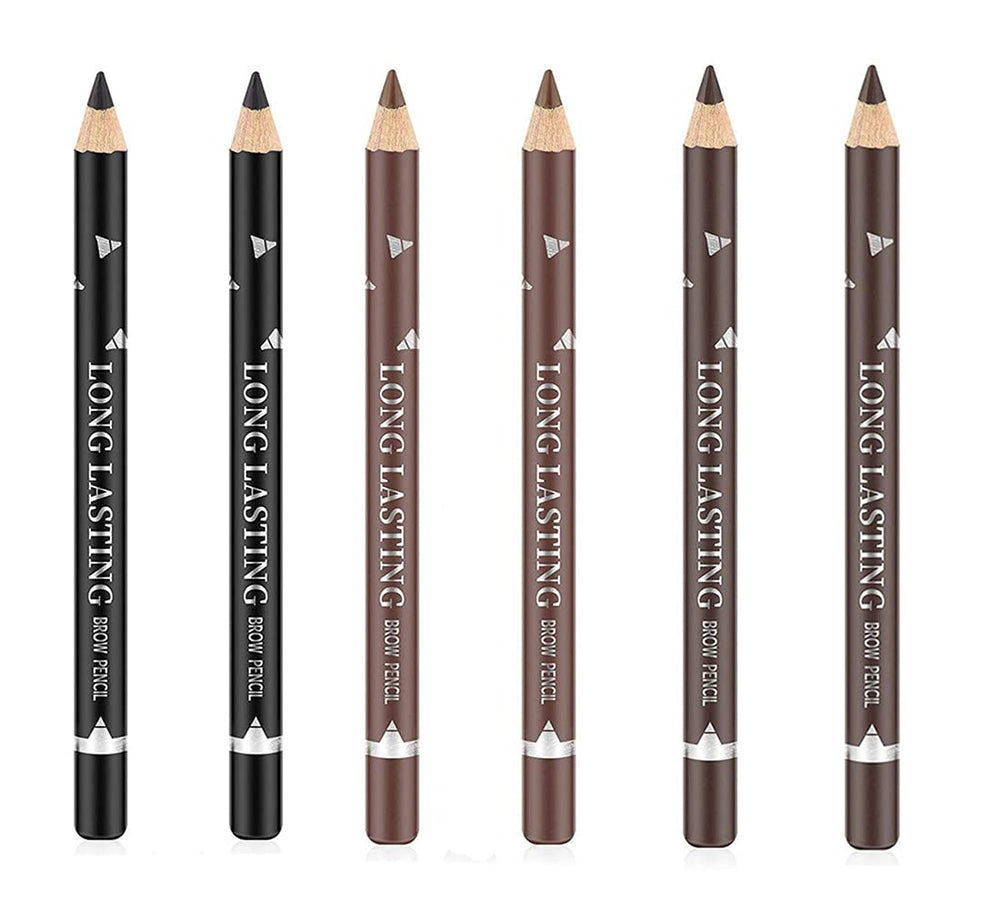Go Ho 6-pcs eyebrow pencil set for versatile brows.
