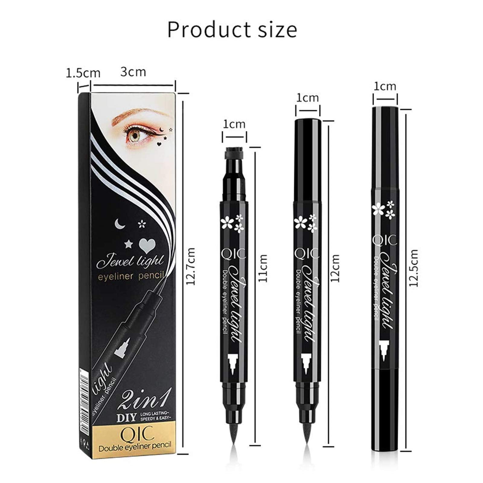 Go Ho Beginner-friendly eyeliner kit for home or office.