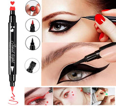 Go Ho double-ended eyeliner stamp close-up showing the fine tip
