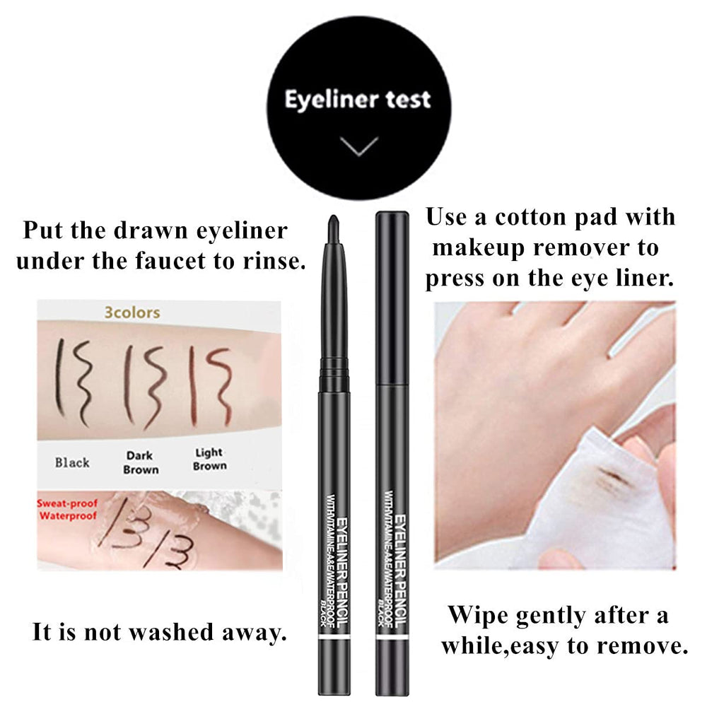 Go Ho rotating-design eyeliner pencil for precise, twist-to-apply control