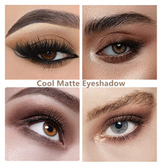 Go Ho highly pigmented matte shades swatches with rich payoff and easy blending.