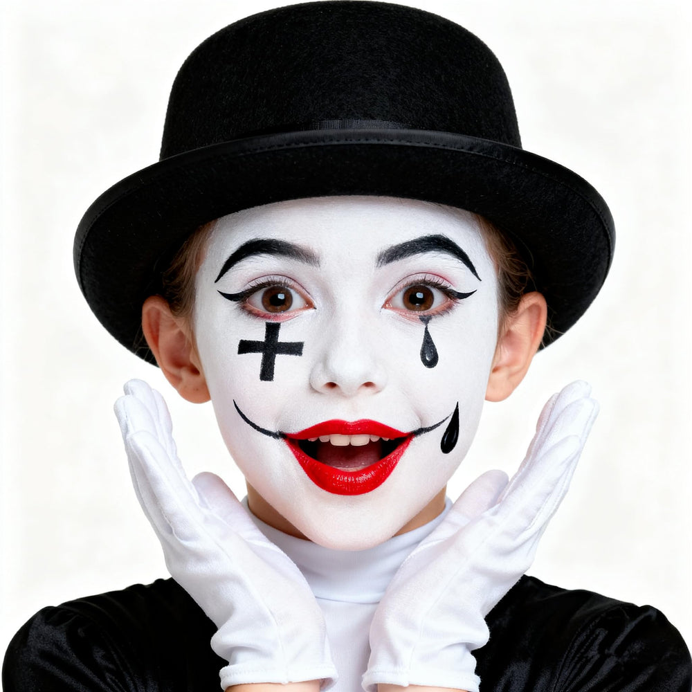 Go Ho long-wear white eye black stick for intense stage looks.