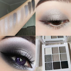 Go Ho palette compact with prism mirror packaging for on-the-go makeup.