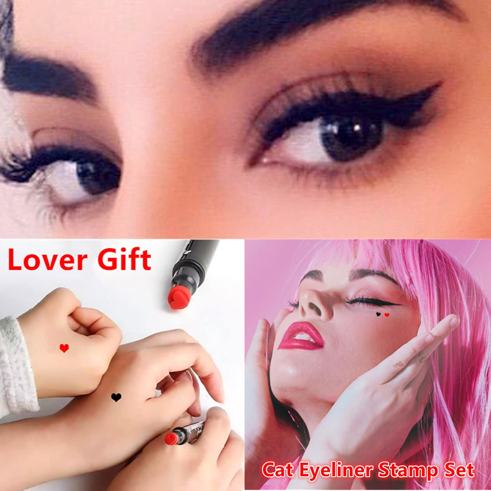 Go Ho two-pattern heart stamps deliver versatile eye accents