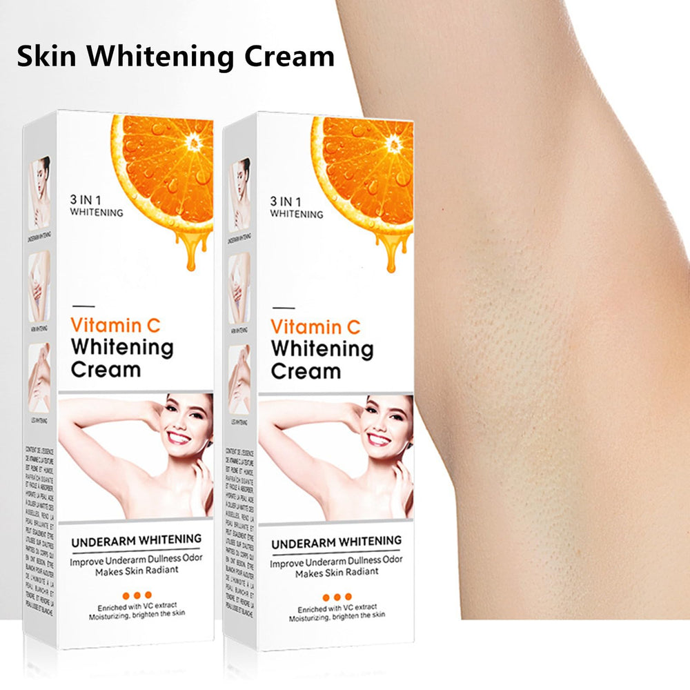 Go Ho Vitamin C cream targets dark spots on face and body.