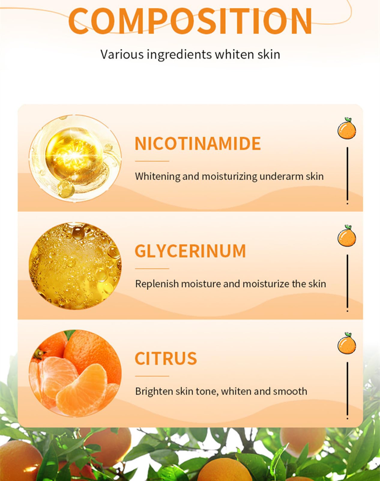 Go Ho Vitamin C cream on neck for enhanced radiance.