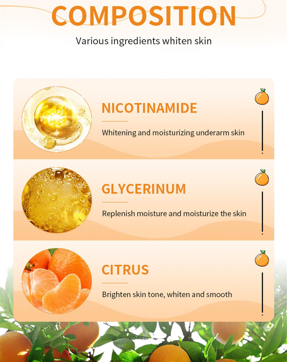 Go Ho Vitamin C cream on neck for enhanced radiance.