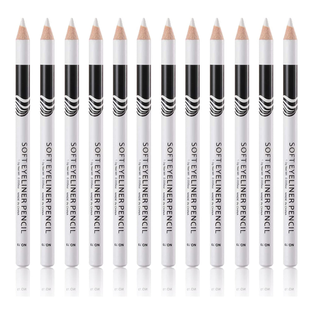 Go Ho white eyebrow pencils packaging, a complete set for quick makeup prep.