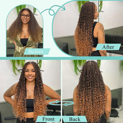 Goday boho color T30 ginger for vibrant braids.