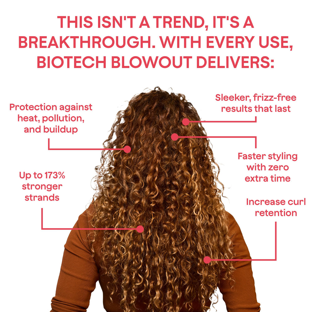 Goddess Maintenance leave-in mask smooths frizz for a sleek, touchable finish.