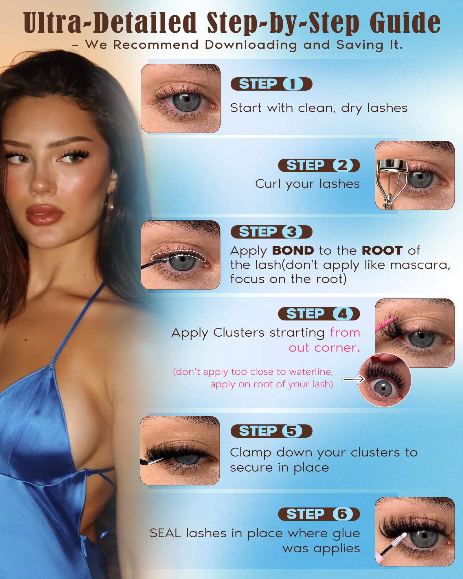 Goddvenus beginner-friendly eyelash kit for professional-looking results at home