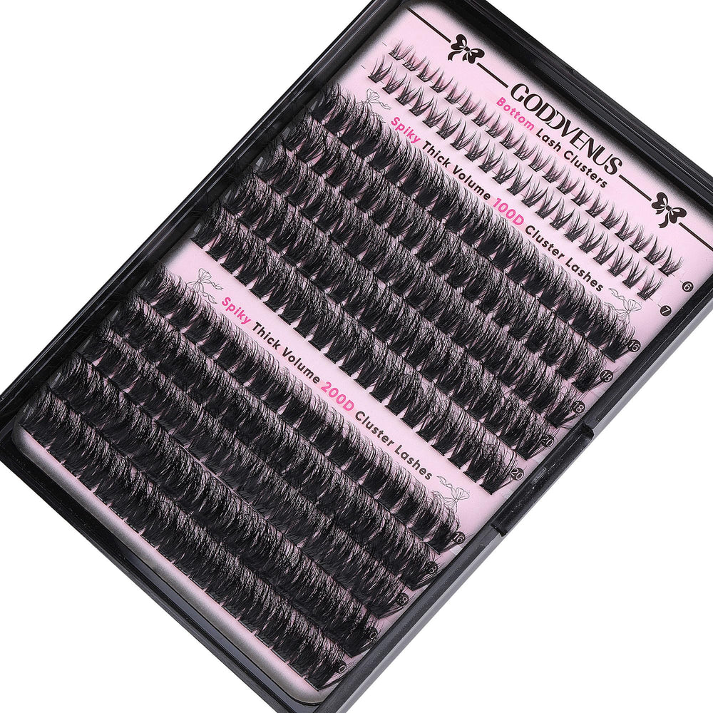 Goddvenus bottom eyelashes included for fuller balanced eye appeal