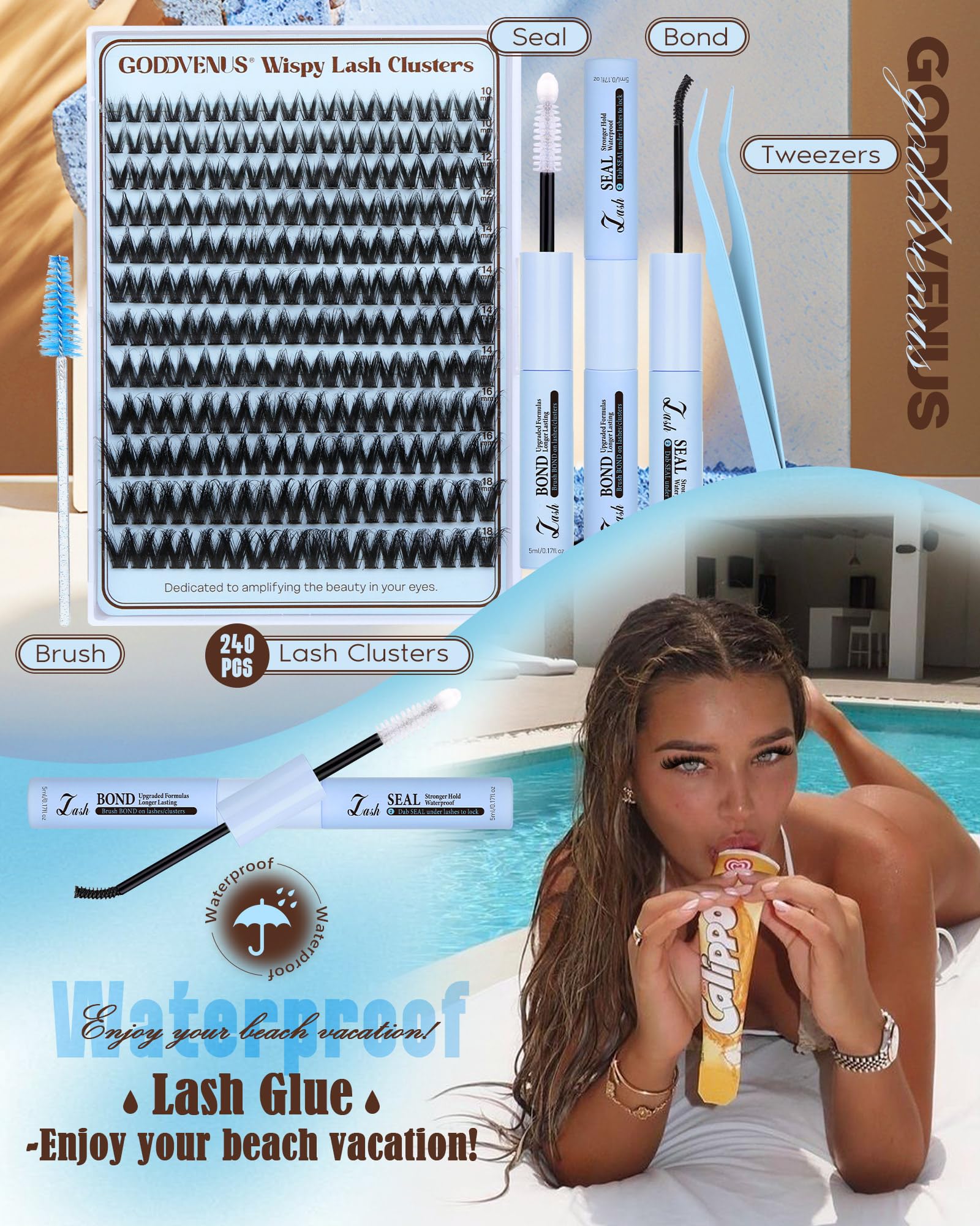 Goddvenus buildable volume density for customizable lash fullness