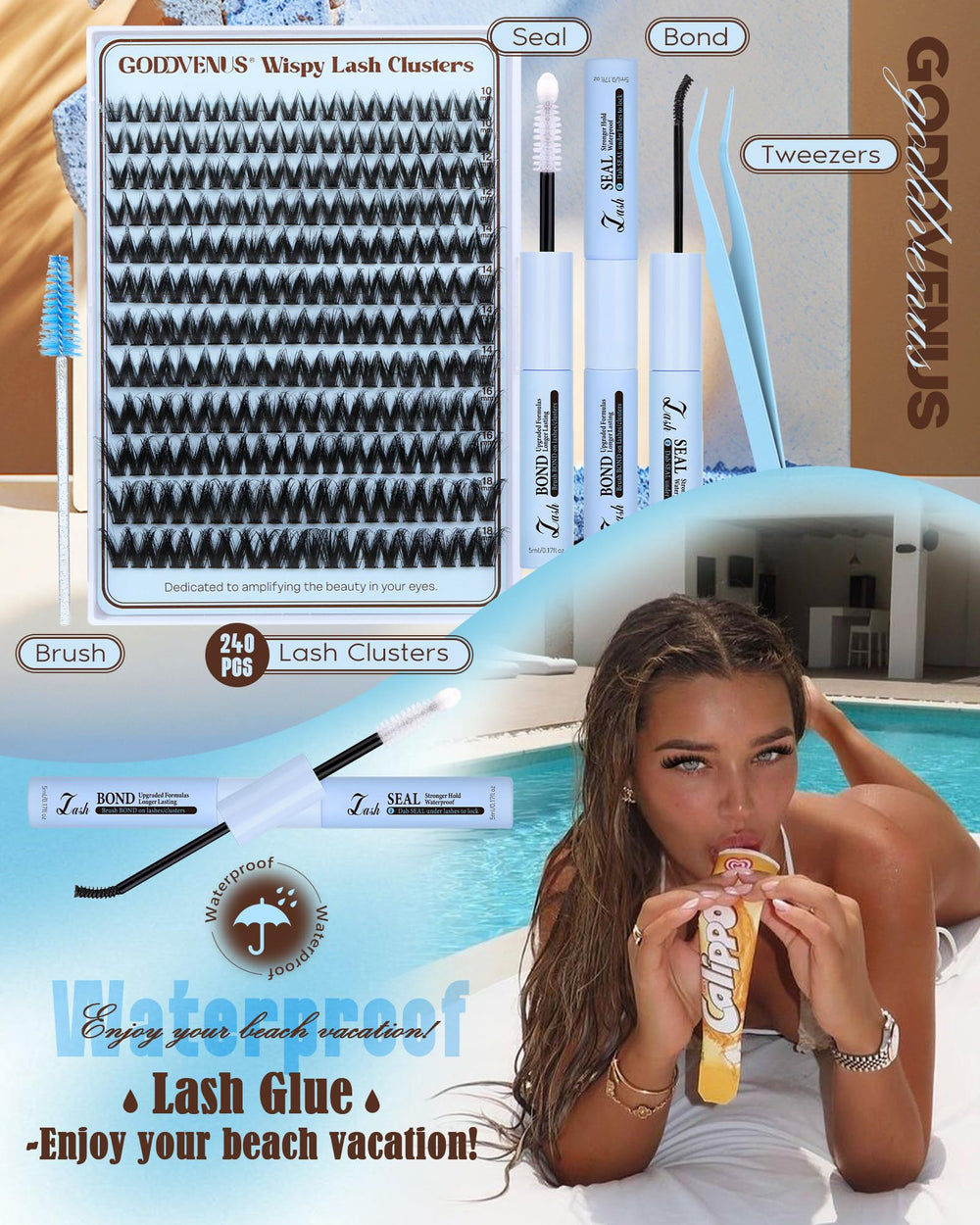 Goddvenus buildable volume density for customizable lash fullness