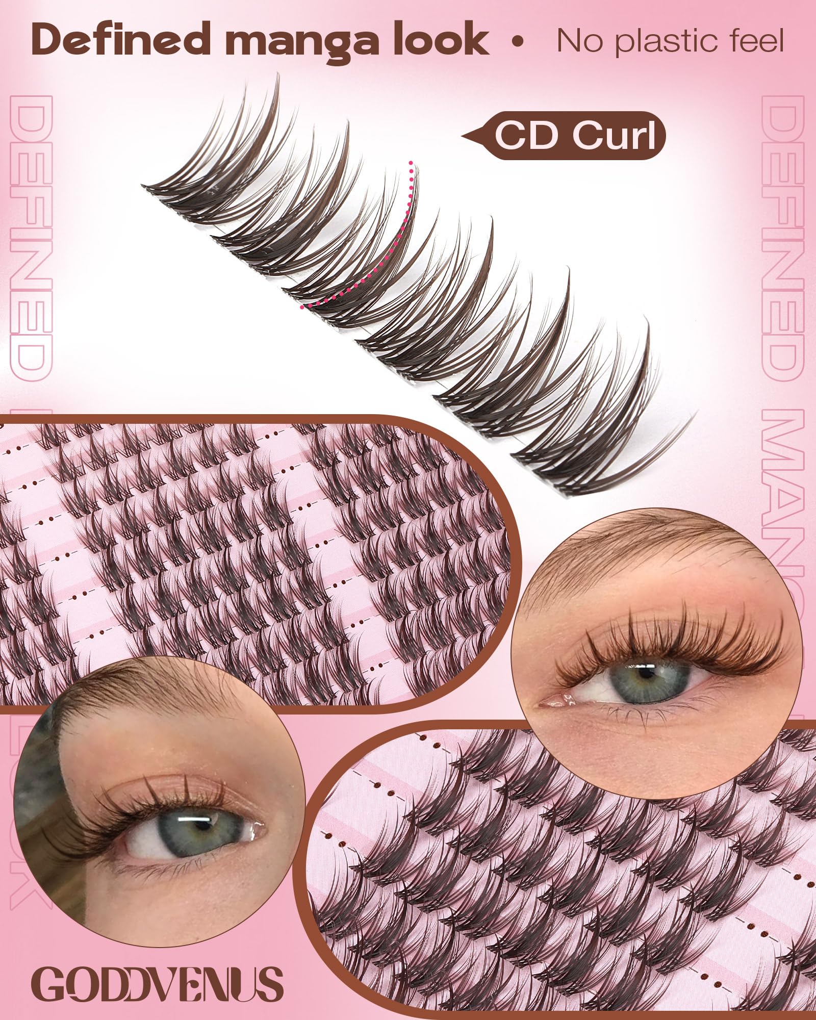 Goddvenus DIY kit with 180+ clusters and tools.