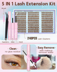 Goddvenus lash bond and seal showing clean wear and residue-free removal