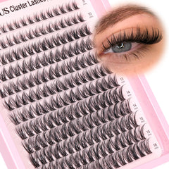 Goddvenus lash clusters D Curl 9-16mm pack for salon-quality daily enhancement.