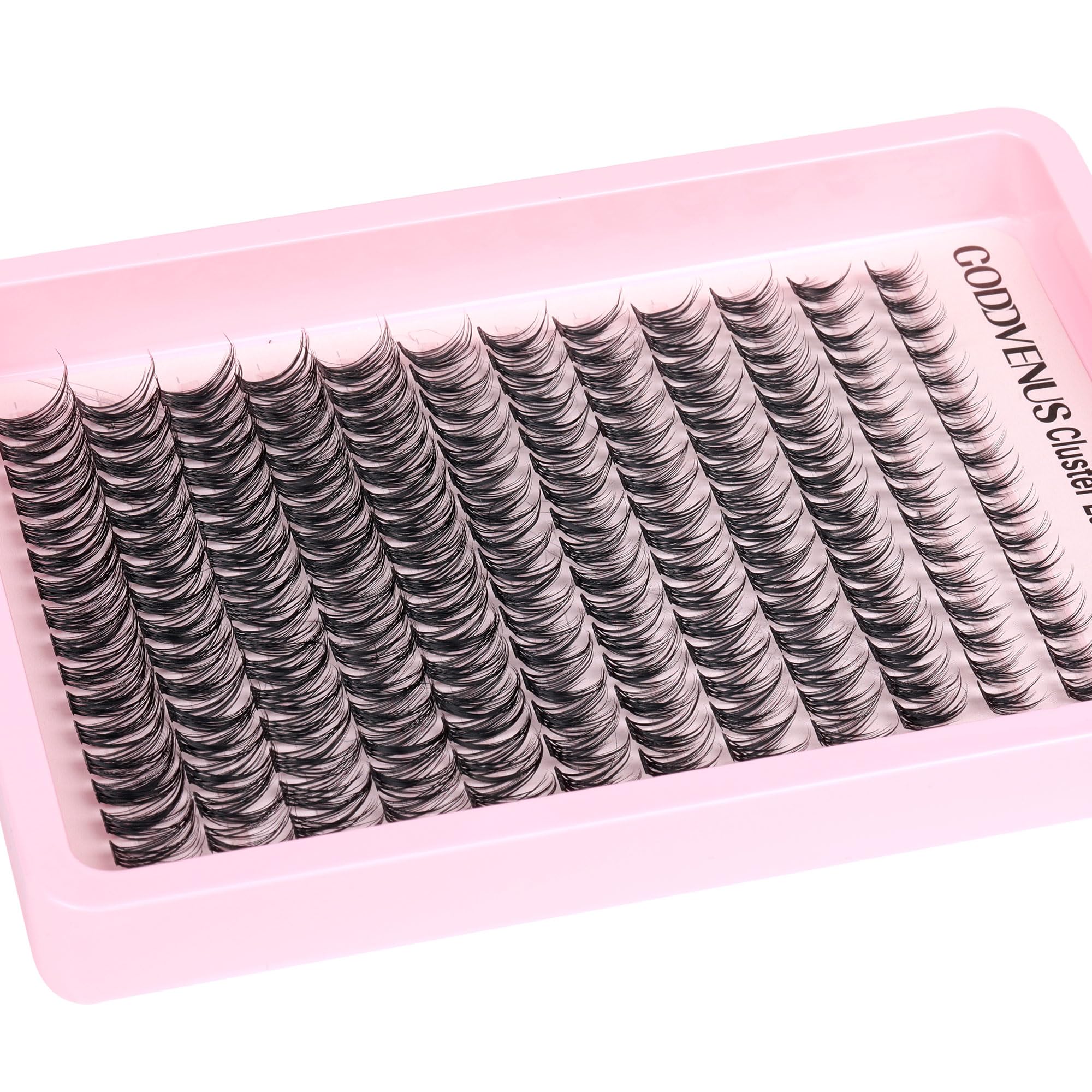 Goddvenus lash clusters 9-16mm lengths suit most eye shapes.