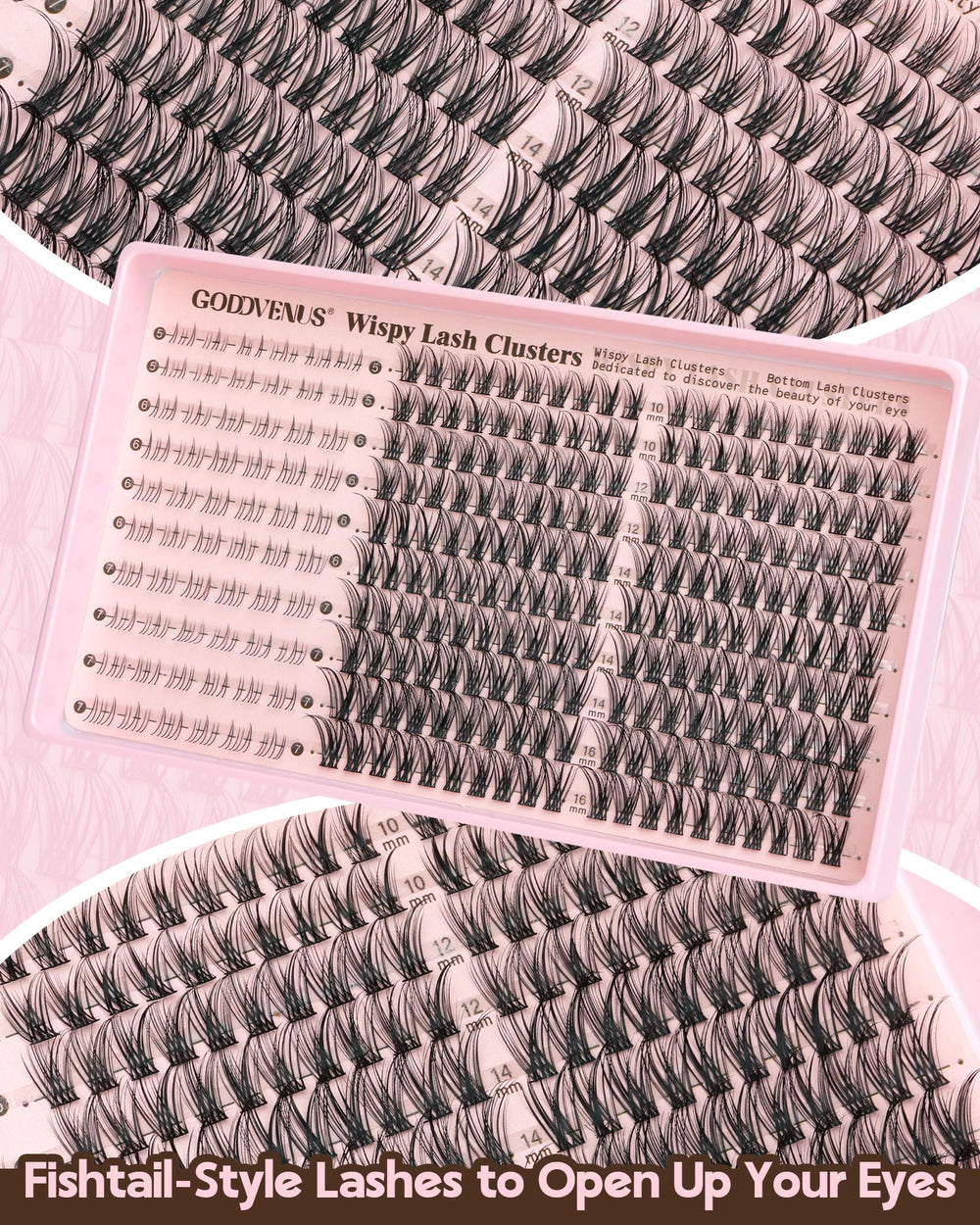 Goddvenus lash extensions kit box for easy at-home beauty routines.