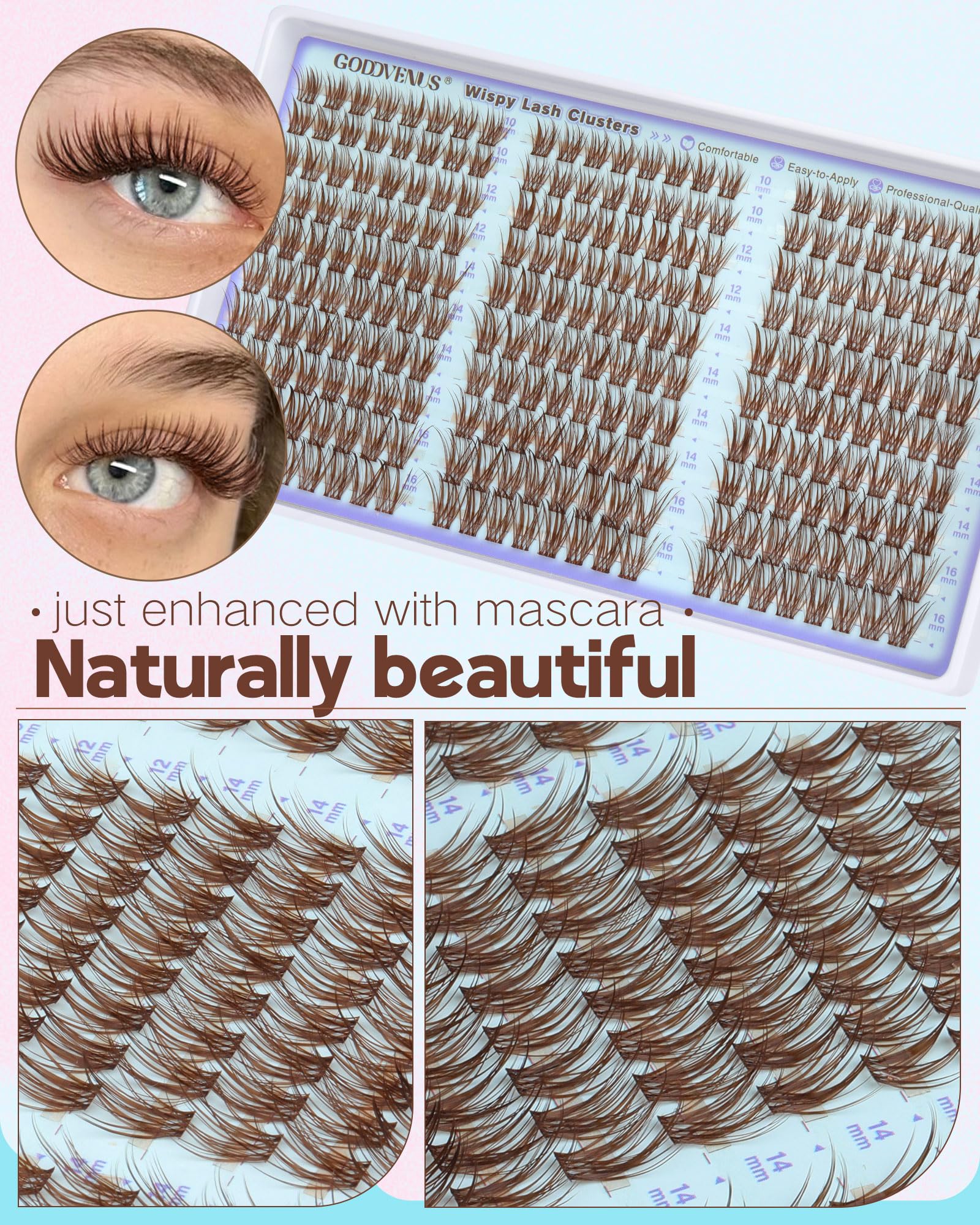 Goddvenus length options 10-16mm look image for varied styles