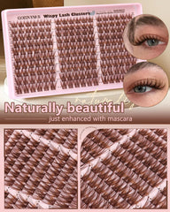 Goddvenus Lush wispy designs with C curl for natural lift.