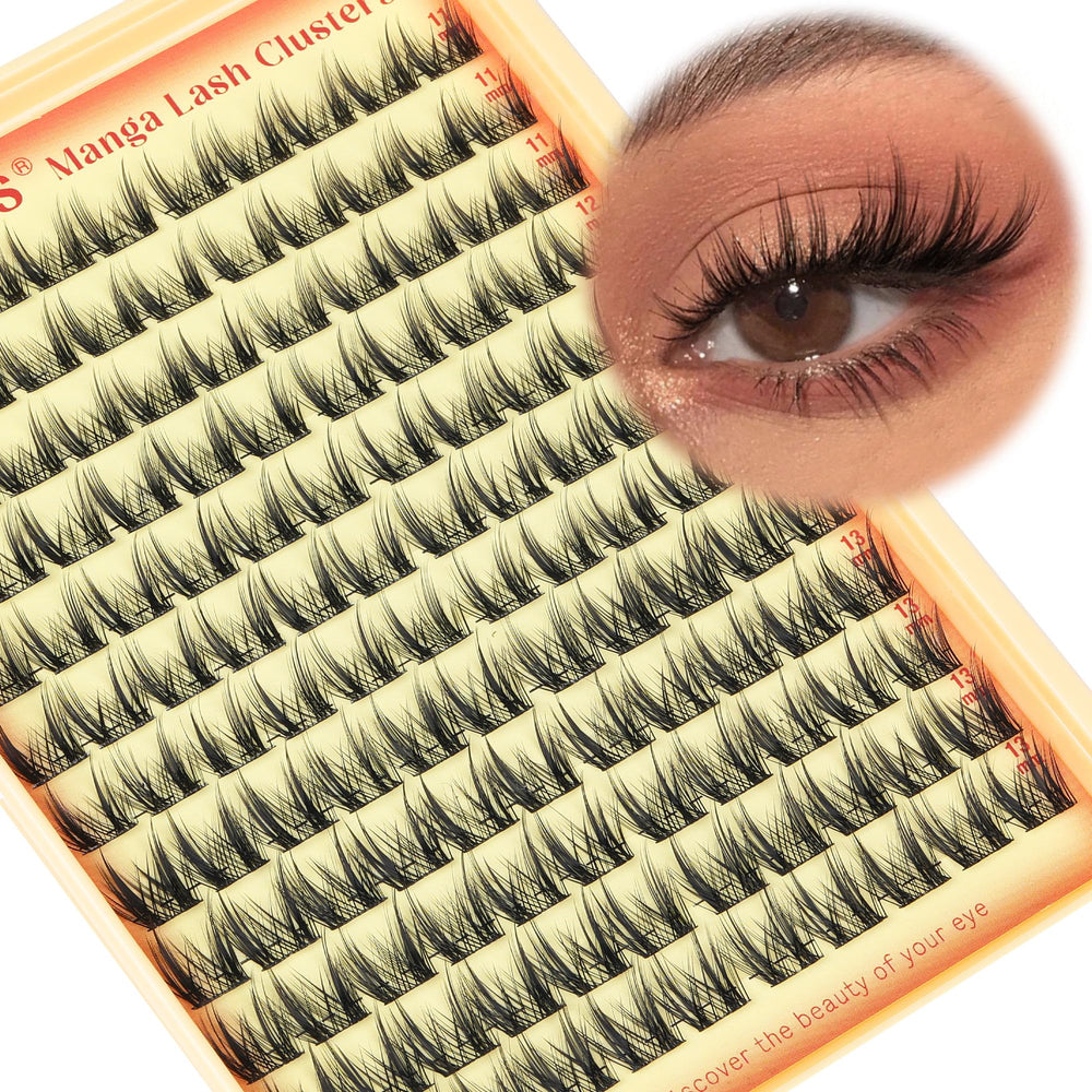 Goddvenus Manga Lash Clusters Wispy for feather-light drama and big-eyed effect