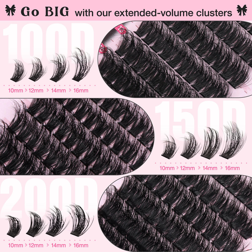 Goddvenus matte black mink-fiber clusters packaging emphasizes softness and durability.